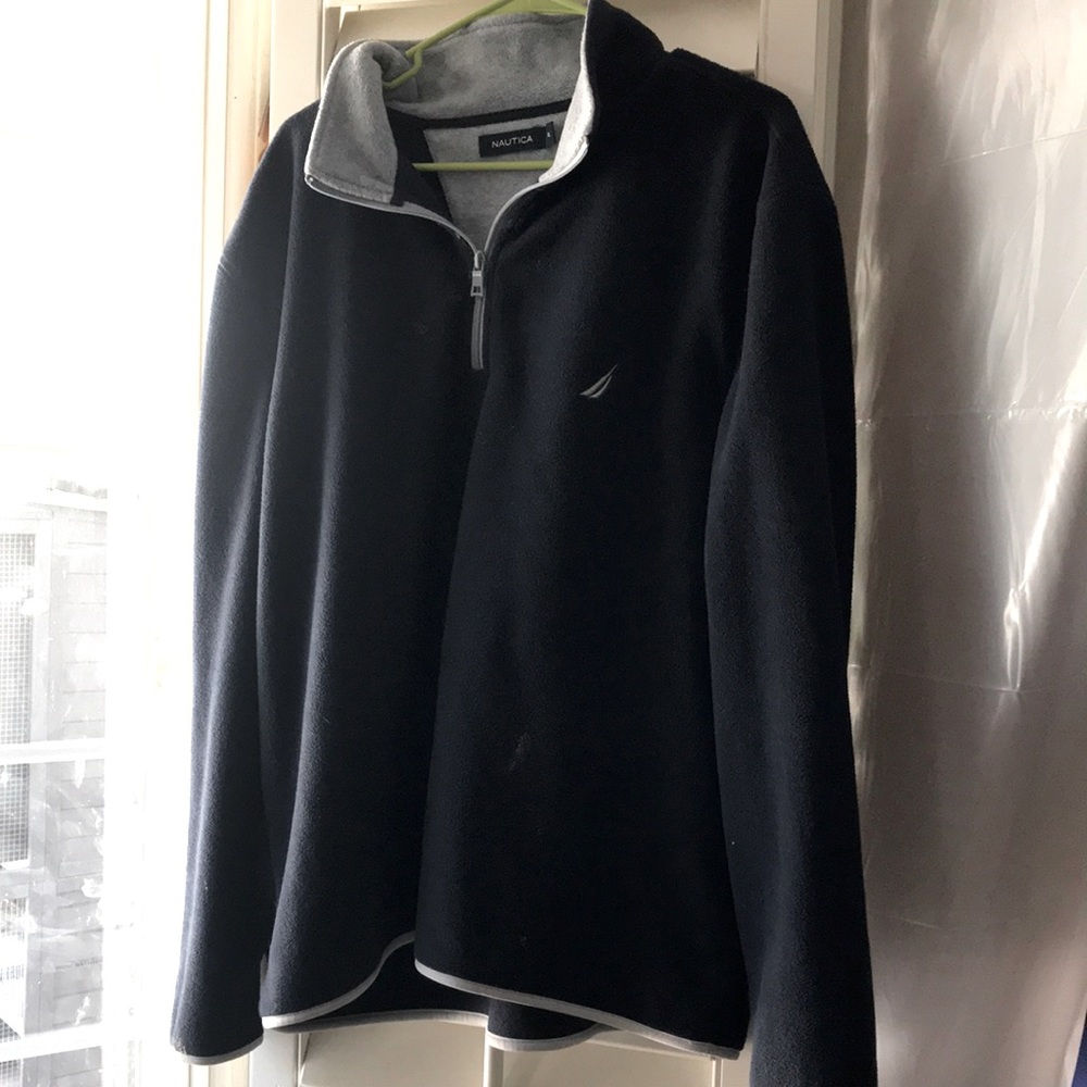 Nautica polo sweater long sleeve xl fits M-L
